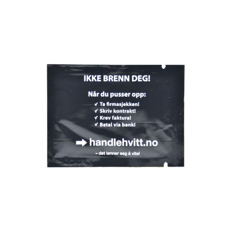 zonnebrand sachet als giveaway laten bedrukken
